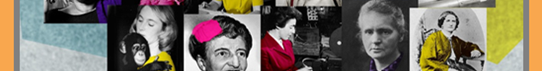 Bildschirm mit Frauenportraits